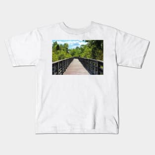 Boardwalk Trail Kids T-Shirt